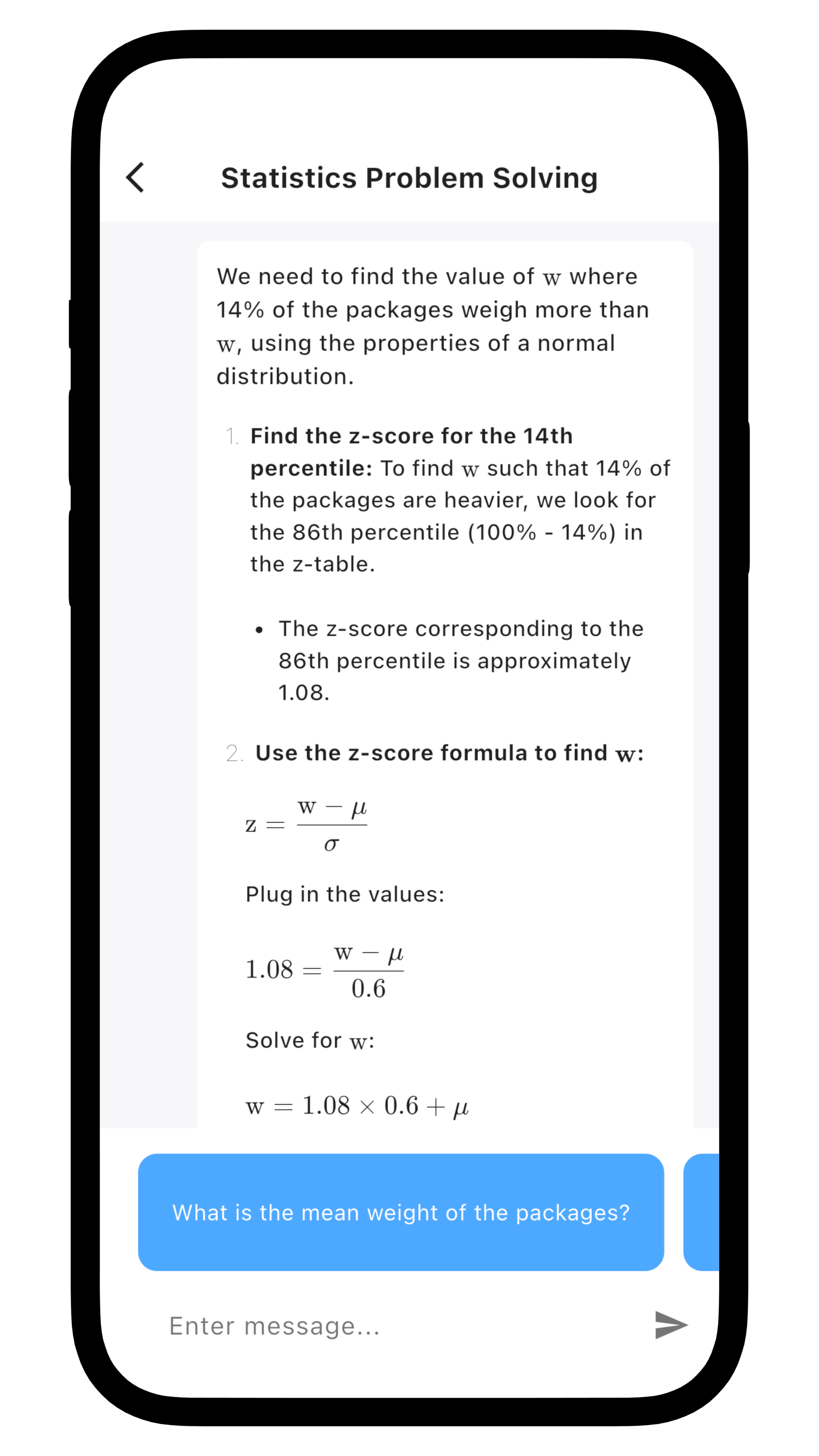 Using AI statistics solver for step-by-step solutions